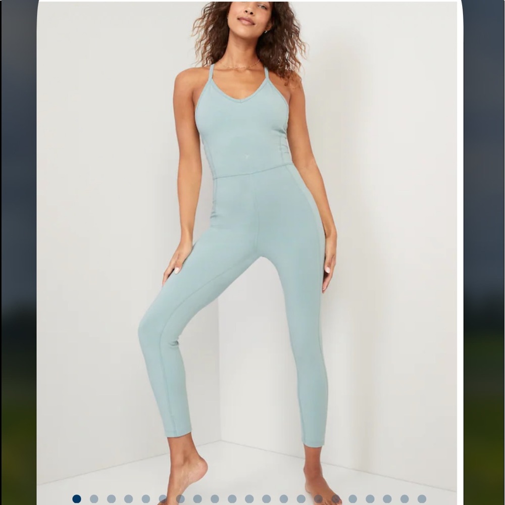 NWOT sea foam athletic jumpsuit 💙